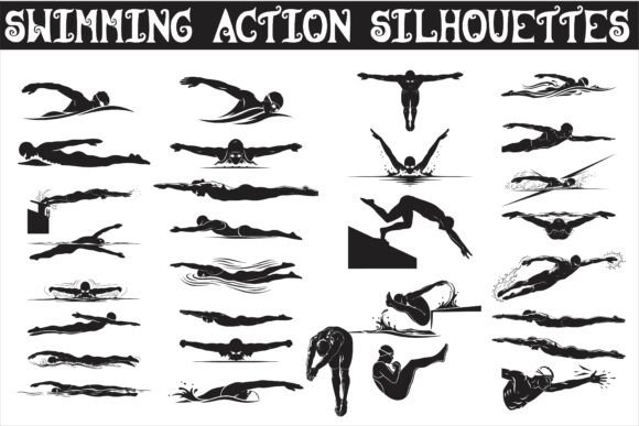 A Dynamic Swimming Action Silhouettes2 Review