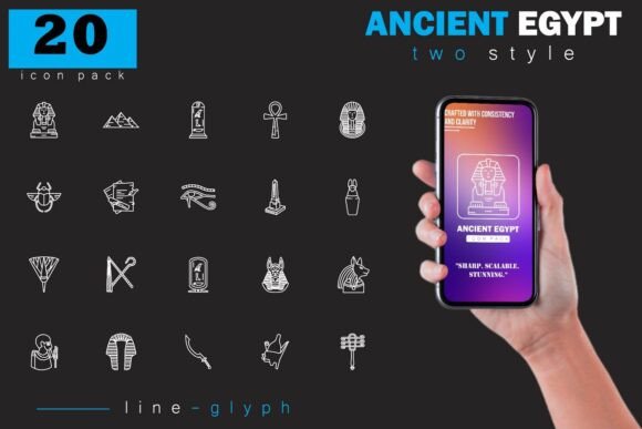 Ancient Egypt Icon Pack Review: Premium Graphics and Icons for Branding