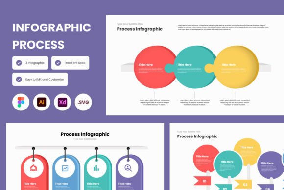 InfographInsight Process Infographic Tem for Graphics and Infographics