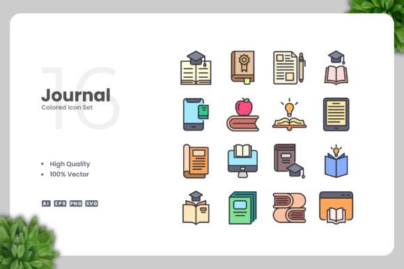 Journal Colored Icons: A Designer's Review for Real Embroidery Projects