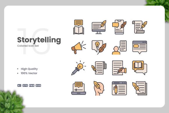 Storytelling Colored Icons: A Brand Designer's Review