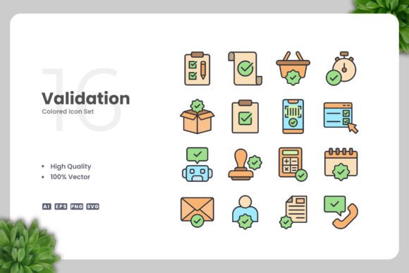 Validation Colored Icons: A Designer's Review of Essential Graphics