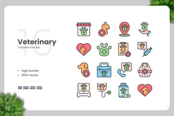 Veterinary Colored Icons: A Practical Graphics Review